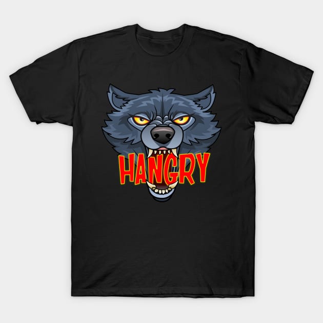 Hangry like a Wolf T-Shirt by rillabear